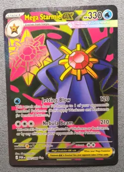 Pokemon English - Perfect Order - Mega Starmie ex 102/088 - NM/M - Image 1