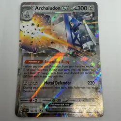 Pokemon TCG Archaludon ex - Holo Double Rare SV08: Surging Sparks 130/191 NM - Image 1