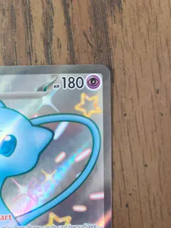 Mew Ex 216/091 Paldean Fates LP Shiny Rare Holo Pokemon TCG - Image 3