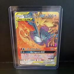 2019 Pokemon Hidden Fates Moltres & Zapdos & Articuno GX 44/68 - Image 1