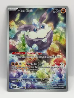 Carbink 242/217 Ascended Heroes NM Illustration Rare Pokemon TCG - Image 1