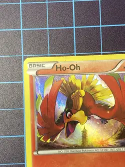 Pokemon TCG Ho-Oh Black Star Promo XY153 Holo Rare MP-LP Condition - Image 2