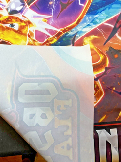Pokemon TCG - OBSIDIAN FLAMES - flag Cloth Banner 24" x 36" Charizard - Image 2