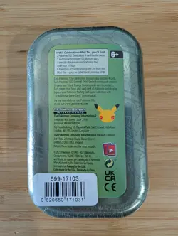Pokemon TCG Celebrations Mini Tin - KALOS 2021 Froakie Fennekin Chespin - SEALED 820650809378 - Image 2