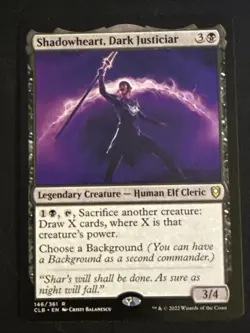 1x Shadowheart, Dark Justiciar (146) Battle for Baldur's Gate LP MTG Magic x1 - Image 1