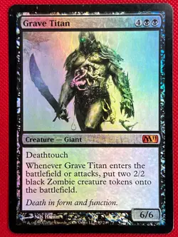 MTG Foil 1X Grave Pact X1 Core Set 2011 (M11) Magic - MP - Image 1