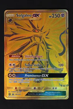 Pokemon Solgaleo GX -a P NM - Sun & Moon Promo SM104A - Image 1