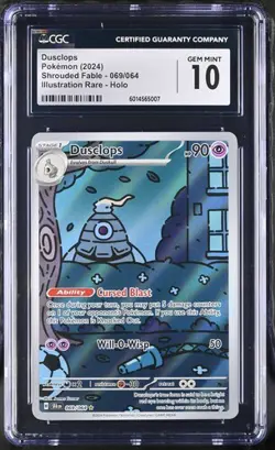 DUSCLOPS Shrouded Fable Illustration Rare #069 CGC 10 Pokemon [Nostalgium] - Image 1