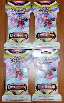 Pokemon Sword & Shield Lost Origin (4) Booster Packs - FACTORY SEALED - Image 2