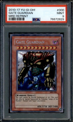 Gate Guardian - MRD-000 - PSA 9 - Secret - Metal Raiders Reprint - Yu-Gi-Oh - 72 - Image 1