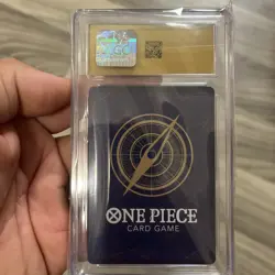 2025 ONE PIECE FIST OF DIVINE SPEED MONKEY D LUFFY OP11-118 SEC CGC 10 PRISTINE - Image 2