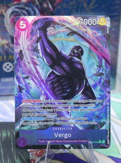 One Piece TCG - The Azure Sea’s Seven - OP14-061 - Vergo - R Alt Art TCG ENGLISH - Image 1