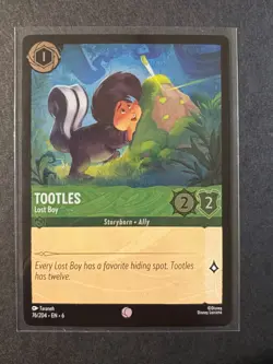 Disney Lorcana Tootles 76/204 Azurite Sea Foil Common NM - Image 1