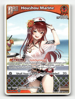 hololive OFFICIAL CARD GAME Houshou Marine (U) - Enchant Regalia - Image 1