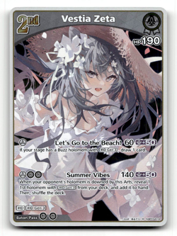 hololive OFFICIAL CARD GAME Vestia Zeta (R) - Enchant Regalia - Image 1