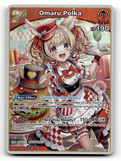 hololive OFFICIAL CARD GAME Omaru Polka (RR) - Enchant Regalia - Image 1