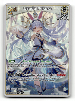 hololive OFFICIAL CARD GAME Usada Pekora (RR) - Enchant Regalia - Image 1