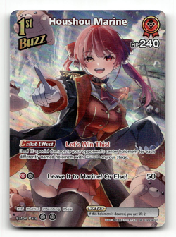 hololive OFFICIAL CARD GAME Houshou Marine (SR) - Enchant Regalia - Image 1