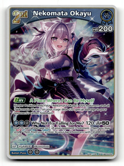 hololive OFFICIAL CARD GAME Nekomata Okayu (RR) - Enchant Regalia - Image 1