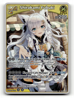 hololive OFFICIAL CARD GAME Shirakami Fubuki (RR) - Enchant Regalia - Image 1