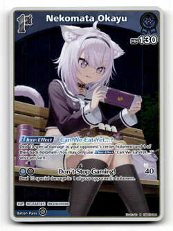 hololive OFFICIAL CARD GAME Nekomata Okayu (R) - Enchant Regalia - Image 1