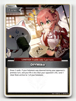 hololive OFFICIAL CARD GAME DIYMiko (U) - Enchant Regalia - Image 1