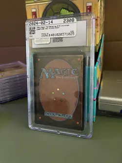 CGC 10 Gem Mint Forest (Eyes) Unlimited Edition 1993 MTG Green Basic Land - Image 2
