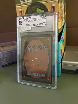 CGC 10 Gem Mint Drudge Skeletons Unlimited Edition 1993 MTG Black Card #2033 - Image 2