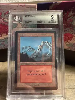 Mountain (B) Limited Edition - Beta Edition Regular Graded 9 Beckett - Image 1