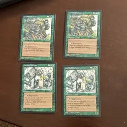 Magic: The Gathering Gorilla Chieftain x4 Ice Age 1995 Green Creature, English - Image 1