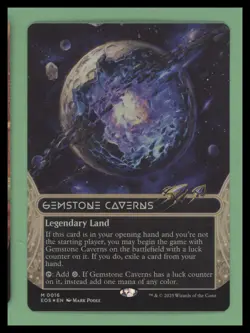 Gemstone Caverns - Borderless FOIL - Edge of Eternities: Stellar Sights - MTG - Image 1
