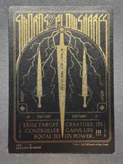 Swords to Plowshares Foil Etched Gold - Secret Lair Drop Series - NM - MTG - Image 1