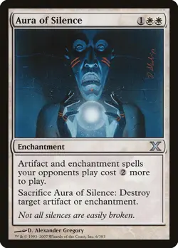 Aura of Silence - Tenth Edition - MTG (NM) - Image 1