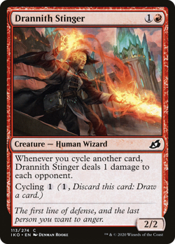 x4 Drannith Stinger IKO MTG Ikoria 113/274 COMMON M/NM 4x - Image 1