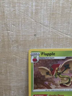 Flapple 22/192 Rebel Clash Holo Rare Gamestop Stamped Pokemon Card TCG - Image 3