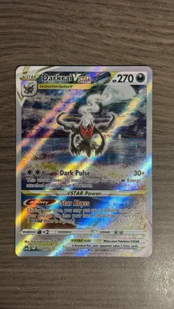 Darkrai VSTAR GG50/GG70 Crown Zenith Galarian Gallery Ultra Rare Full Art Holo - Image 1