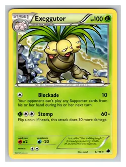 Exeggutor 5/116 MINT/NM Pokemon Cards Plasma Freeze - Image 1