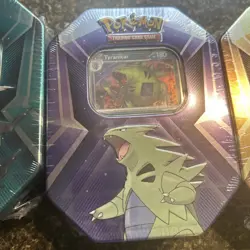Pokemon TCG - Triple Whammy Collector Sealed Tins x3 (Complete Set) - Image 3