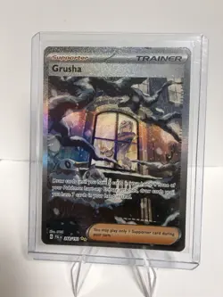 Pokemon TCG Grusha 268/193 Holo SIR Special Illustration Rare Paldea Evolved NM - Image 1