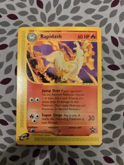 Pokemon Card - Rapidash Black Star Promo #51 - 2002 Vintage WOTC - #51 - Image 1