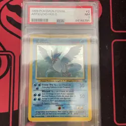 Pokemon PSA 7 Fossil Articuno Holo Unlimited Rare - Image 1