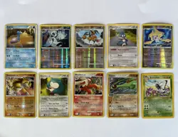 Early Pokemon TCG 10-Card Lot Lapras Froslass Dodrio Munchlax Jirachi English - Image 1