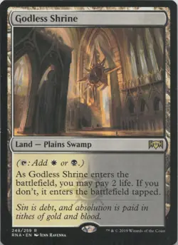 Godless Shrine R Ravnica Allegiance 248 - LP/MP - Image 1