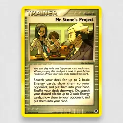 Mr. Stone's Project 77/101 Dragon Frontiers Regular Pokemon TCG NM - Image 1