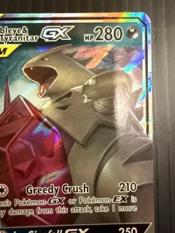 Mega Sableye & Tyranitar GX 126/236 Sm-Unified Minds Holo Pokemon TCG Card - Image 3