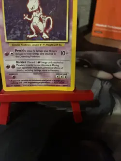 Pokemon Mewtwo Holo Rare Base Set 10/102 - Image 4
