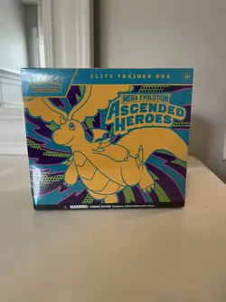 Pokemon TCG Mega Evolution Ascended Heroes Elite Trainer Box ETB Factory Sealed - Image 1