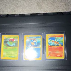 Pokemon TCG Expedition Non- Holo 3-Card Lot Charizard Blastoise Venusaur 2002! - Image 1