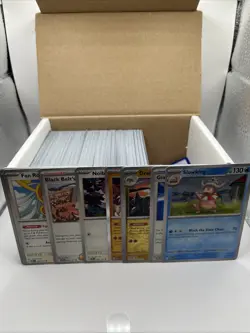 Pokemon TCG Prismatic Evolutions Mixed Lot of Approximately 350 Cards Holos + - Image 1