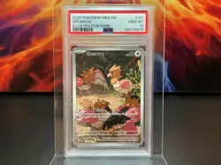 2025 POKEMON MEG EN-MEGA EVOLUTION ILLUSTRATION RARE #151 SPEAROW PSA 10 🐦‍🔥 - Image 1